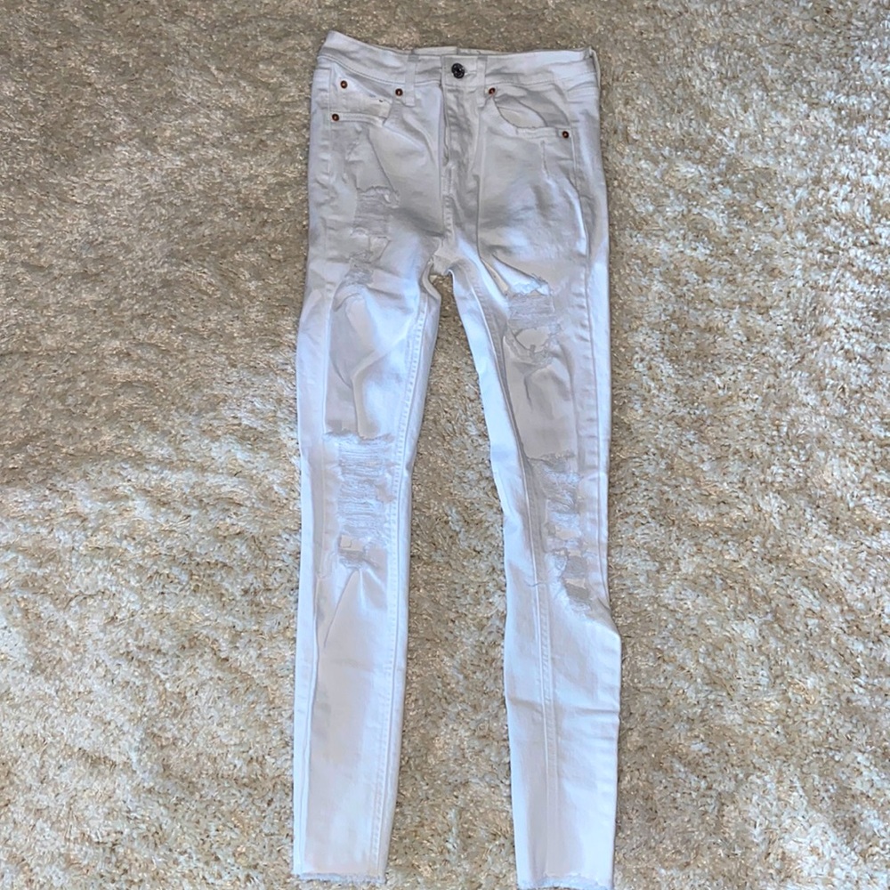 WILD FABLE BY TARGET: white skinny jeans size 00